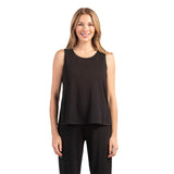 "Travel Core" Soft Knit Tank in Black - 55901-BK