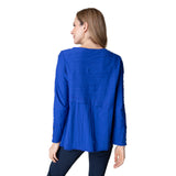 Overlay Tunic Top in Sapphire - 16531-SPR - Sizes XS & M Only!