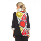 Abstract Art Print Blouse - 3702