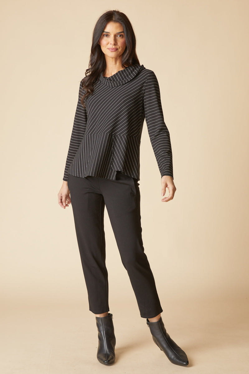 Stripe Wrap Top - 56526