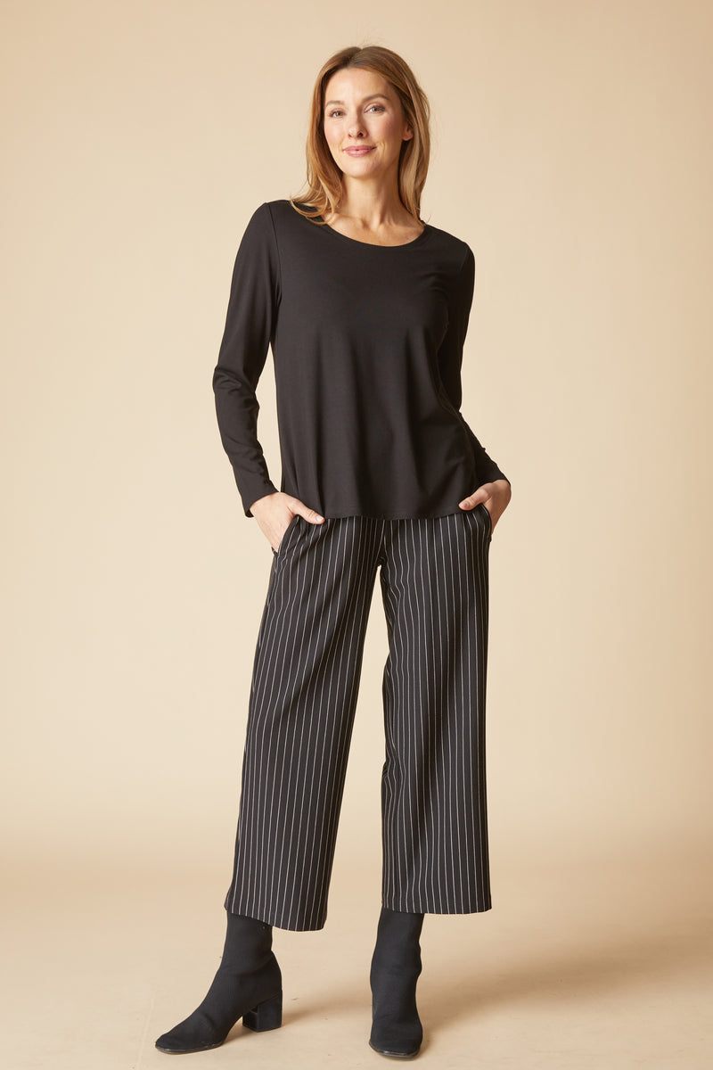 Habitat Stripe Flood Pant - Black - image 5