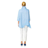 "Mixed Direction" Cruisewear Asymmetric Shirt in Blue & White - 4691B