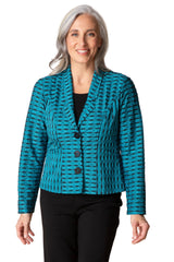 Habitat Seamed Shape Jacket - Teal - image 1