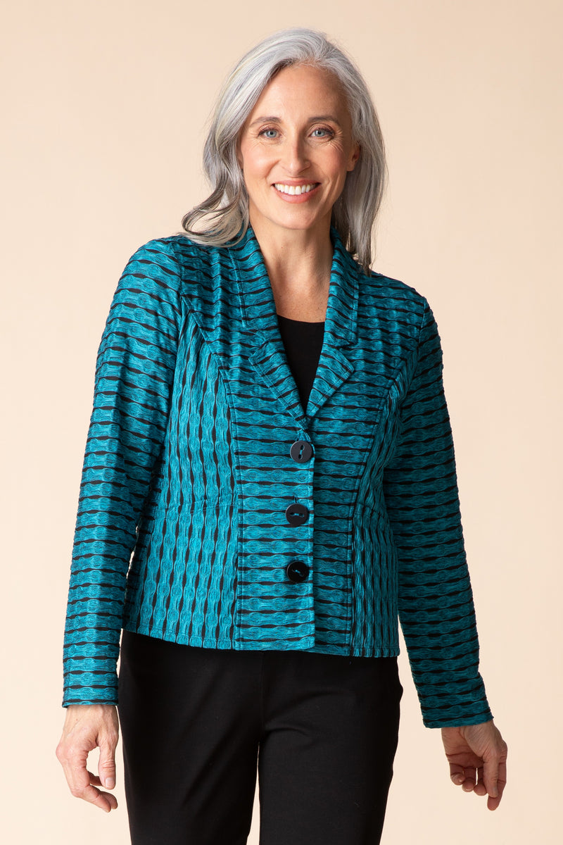 Habitat Seamed Shape Jacket - Teal - image 2
