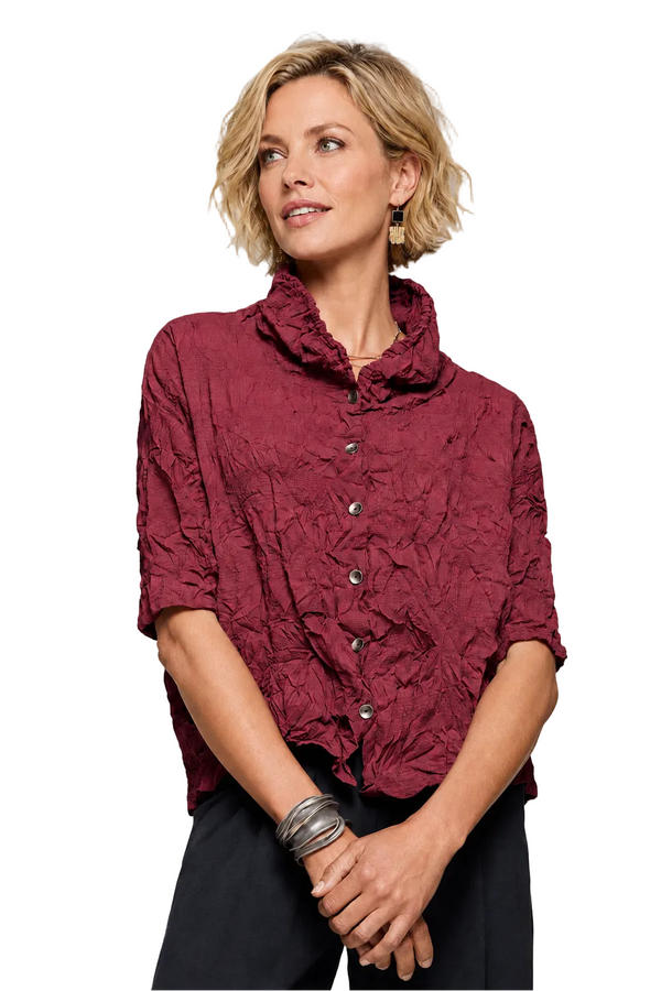 Crinkled Woven Shirt - T65171