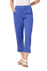 Textured Peruvian Cotton On The Go Capri - 60005