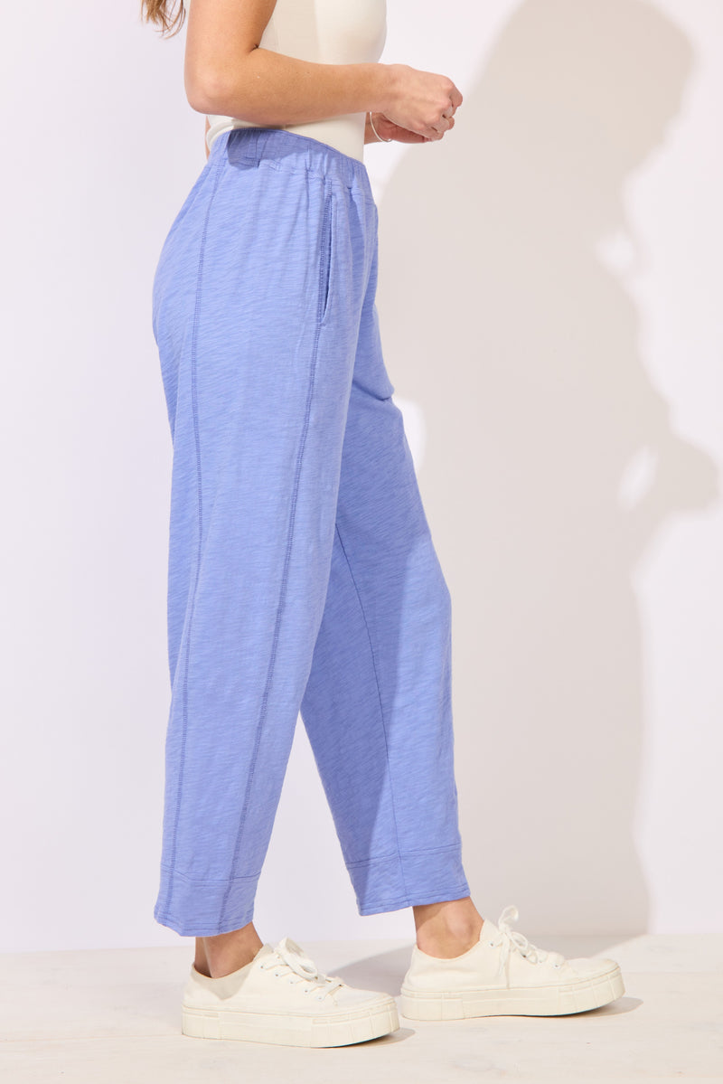 Textured Peruvian Cotton Seamed Pant - 60031