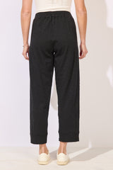 Textured Peruvian Cotton Seamed Pant - 60031