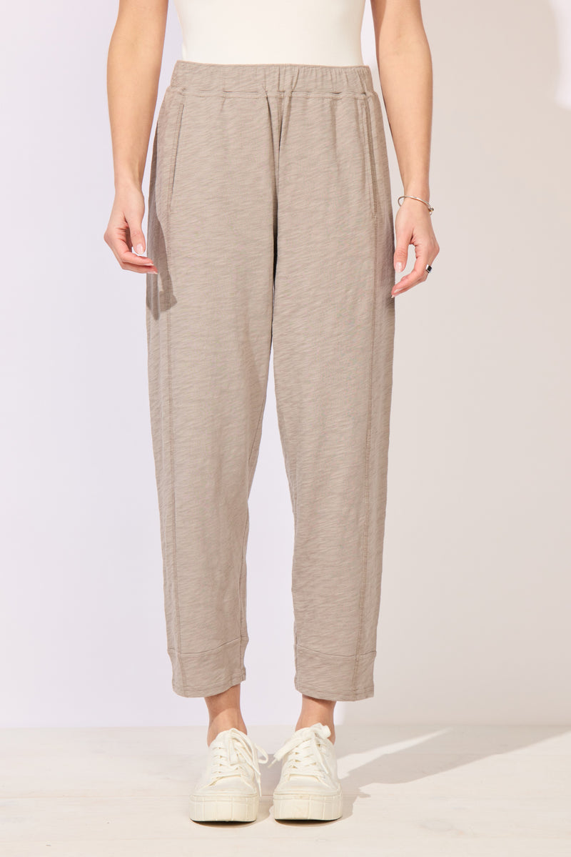 Textured Peruvian Cotton Seamed Pant - 60031