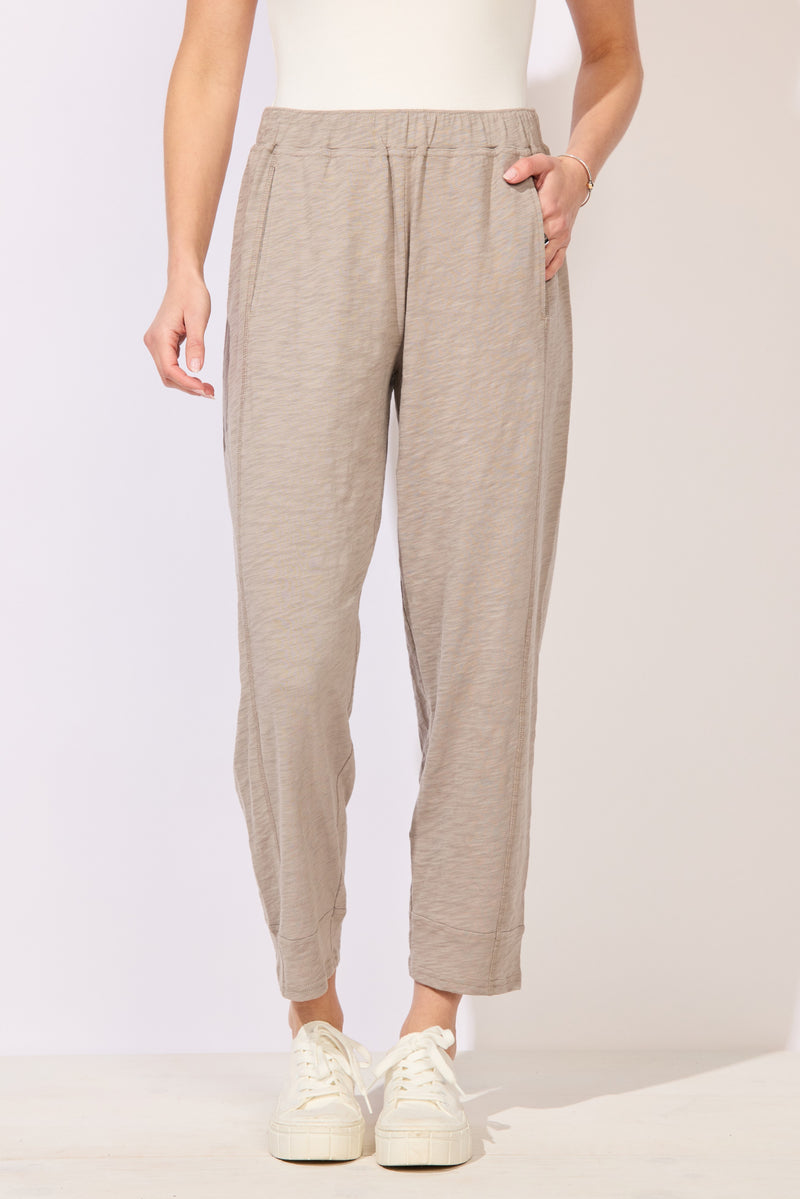 Textured Peruvian Cotton Seamed Pant - 60031