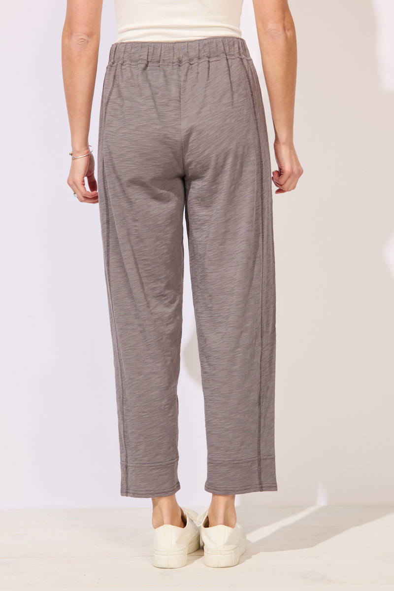 Textured Peruvian Cotton Seamed Pant - 60031