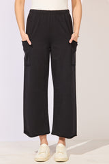 Ocean Front Terry Pocket Flood — black