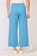 Ocean Front Terry Pocket Flood — black