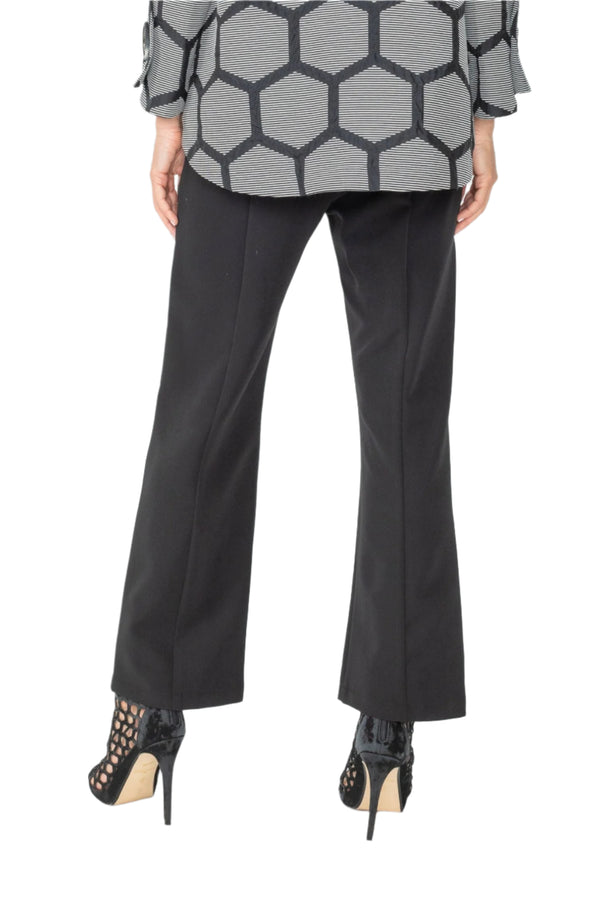 Front Slit Pant in Black - 6109P-BLK