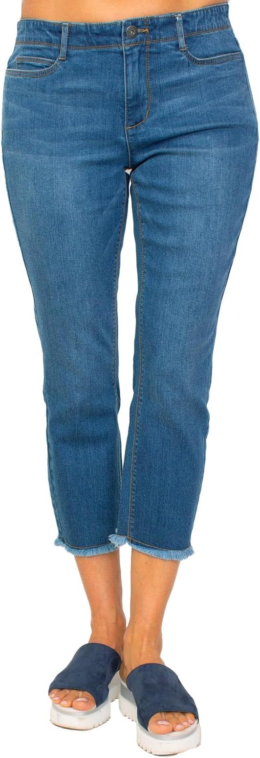 Stretch Denim Capri Jean - 11177 - Sizes 4, 14 & 16