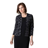 Habitat's  "Travel Core" Circle Print Open Front Jacket - 55430