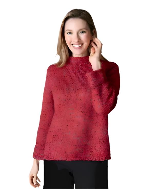 Habitat Confetti Yarn Funnel Neck Sweater - 89056