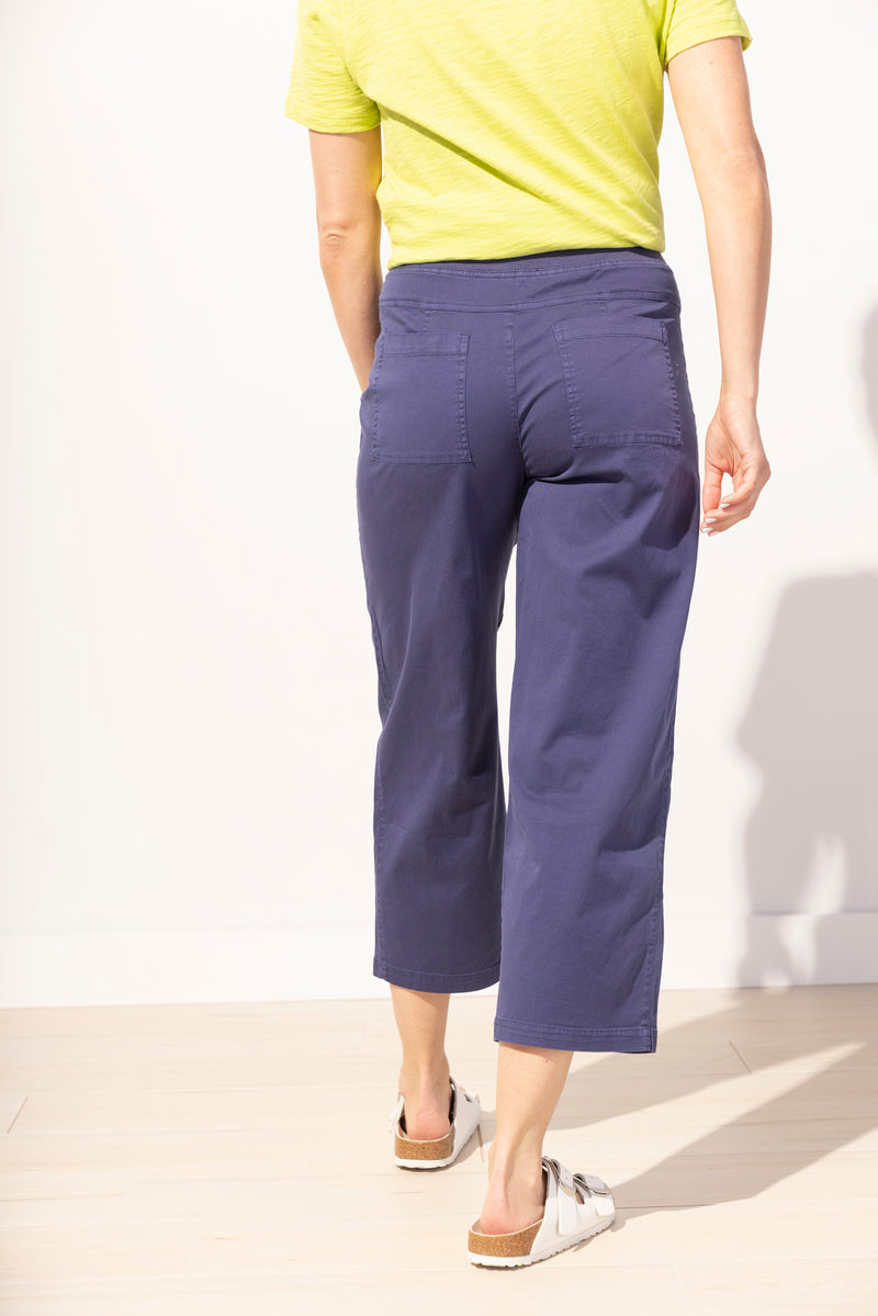 Sunwashed Cotton Beach Flood Pant  - 62630