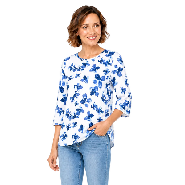Floral Cotton Tee  - 74515
