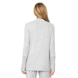 Drape Front Supersoft Fleece Cardigan - 35875