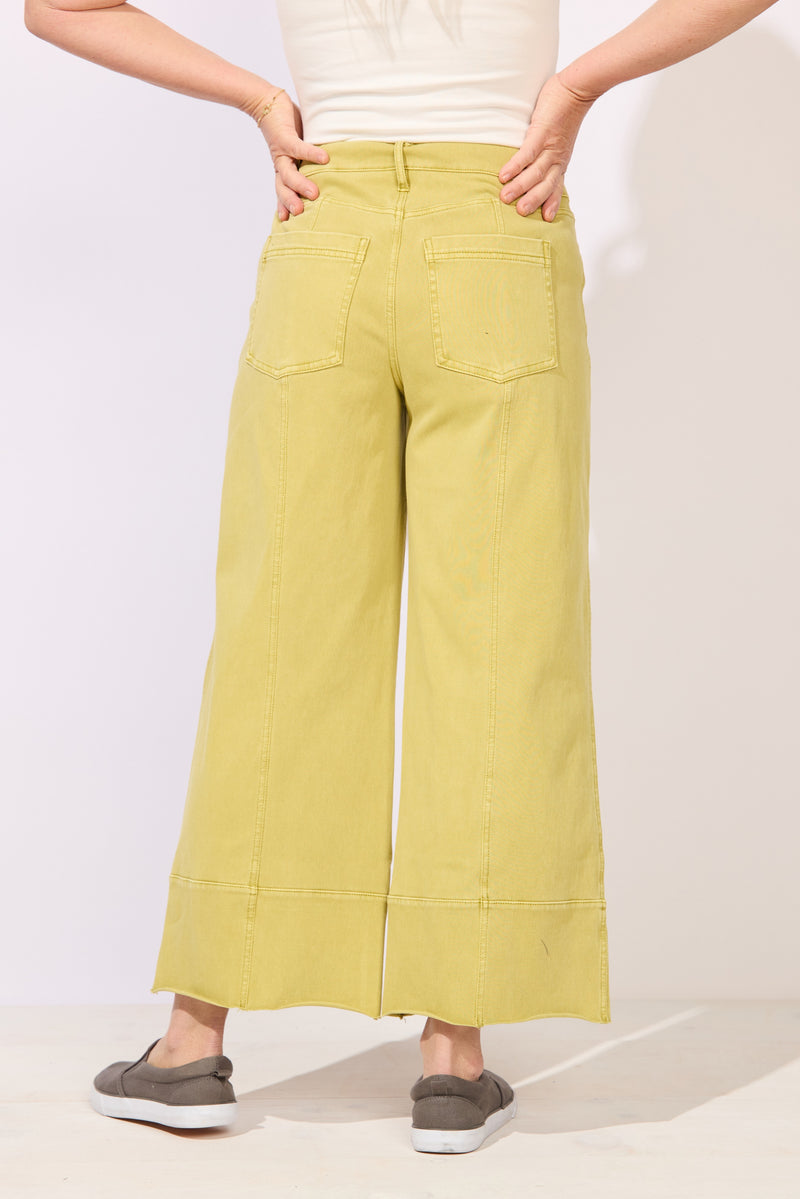 Knit Denim Crop Jean - 64019