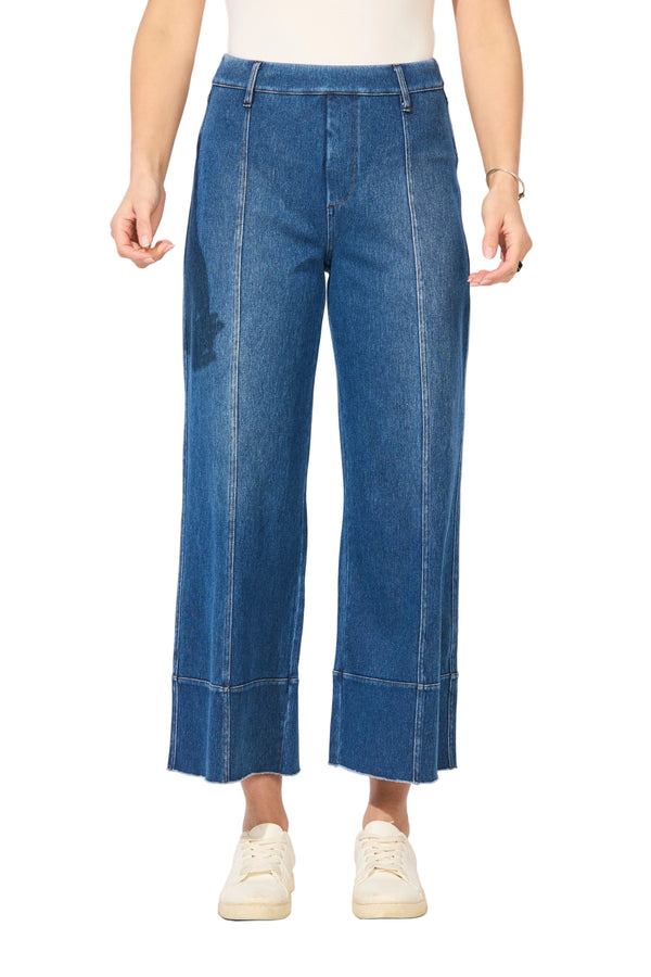 Knit Denim Crop Jean - 64019