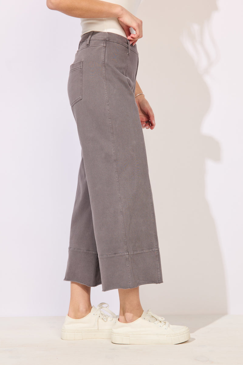 Knit Denim Crop Jean - 64019