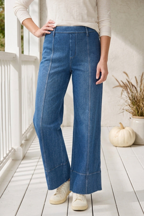 Knit Denim Relaxed Jean - 64067
