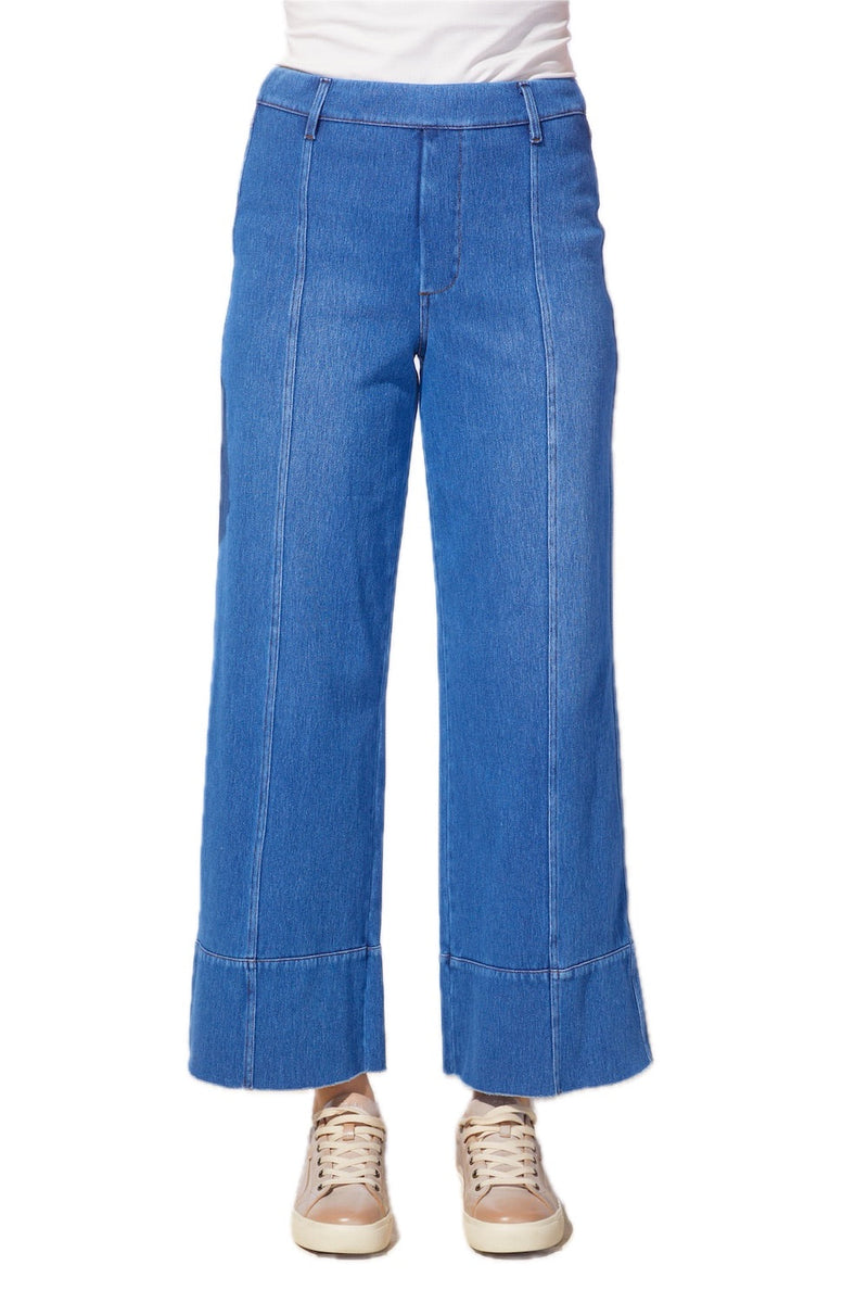 Relaxed Leg Jean - Mid wash