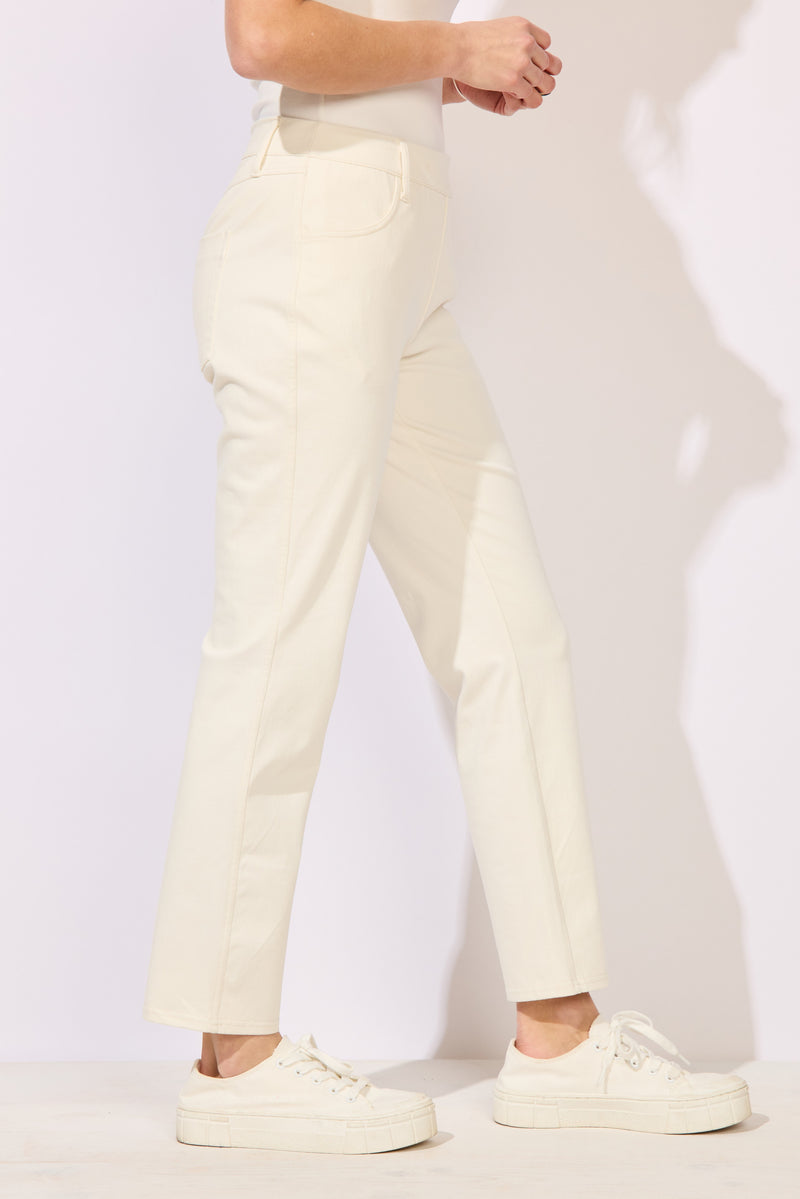 Knit Denim Straight Leg Jean - 64070
