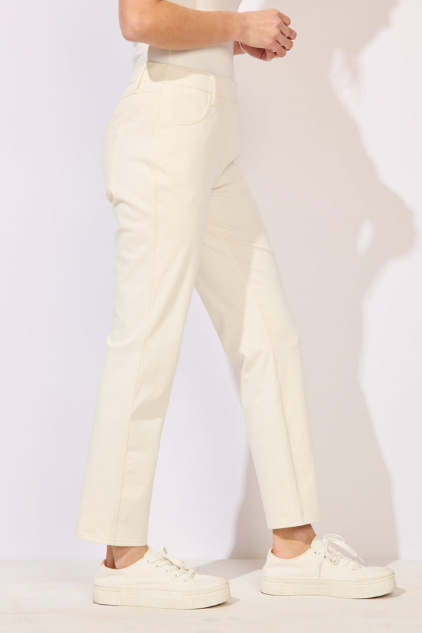 Knit Denim Straight Leg Jean - 64070