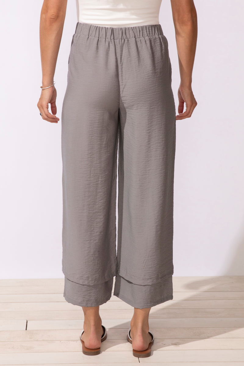 Solid Double Layer Flood Pant - 65841
