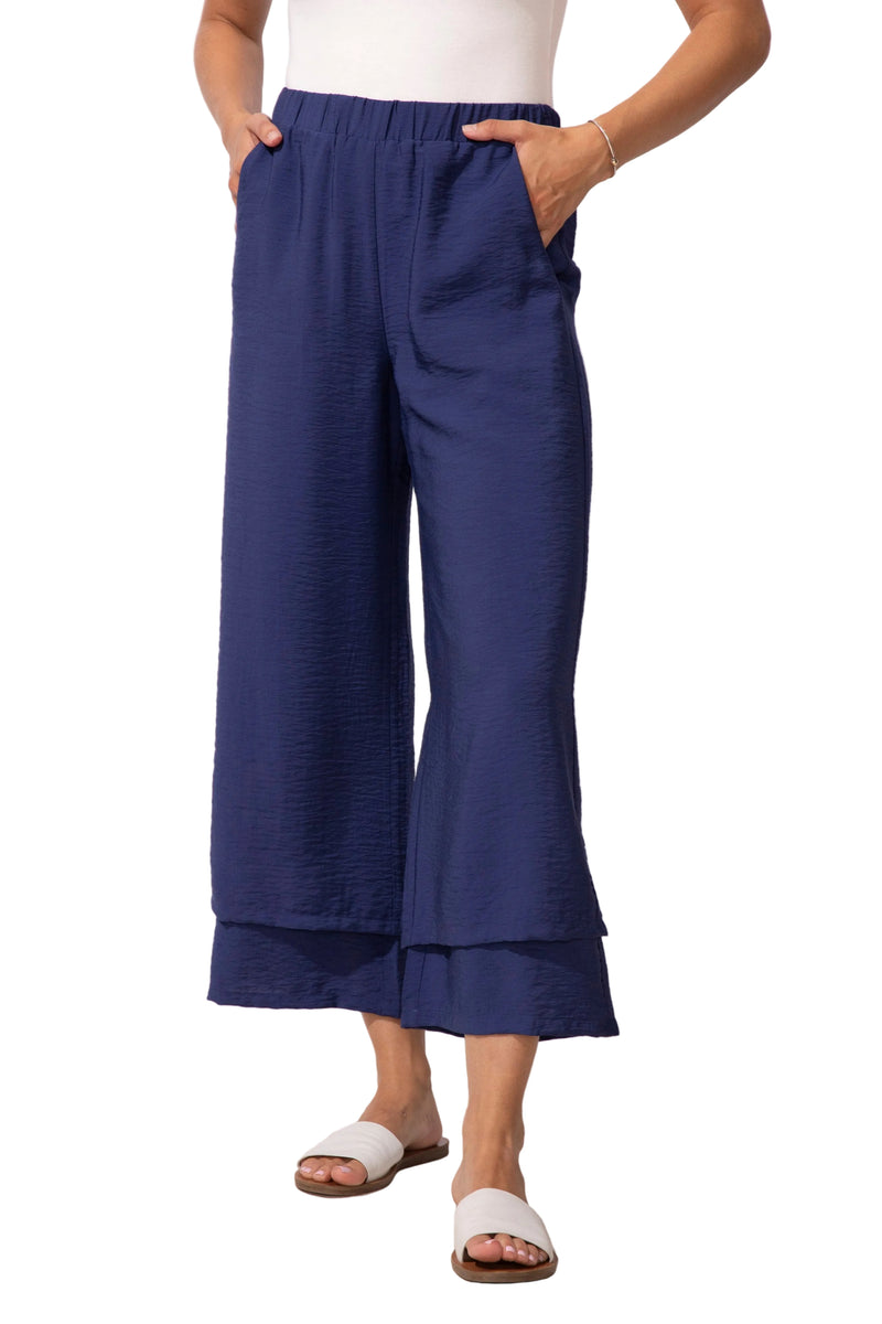 Solid Double Layer Flood Pant - 65841