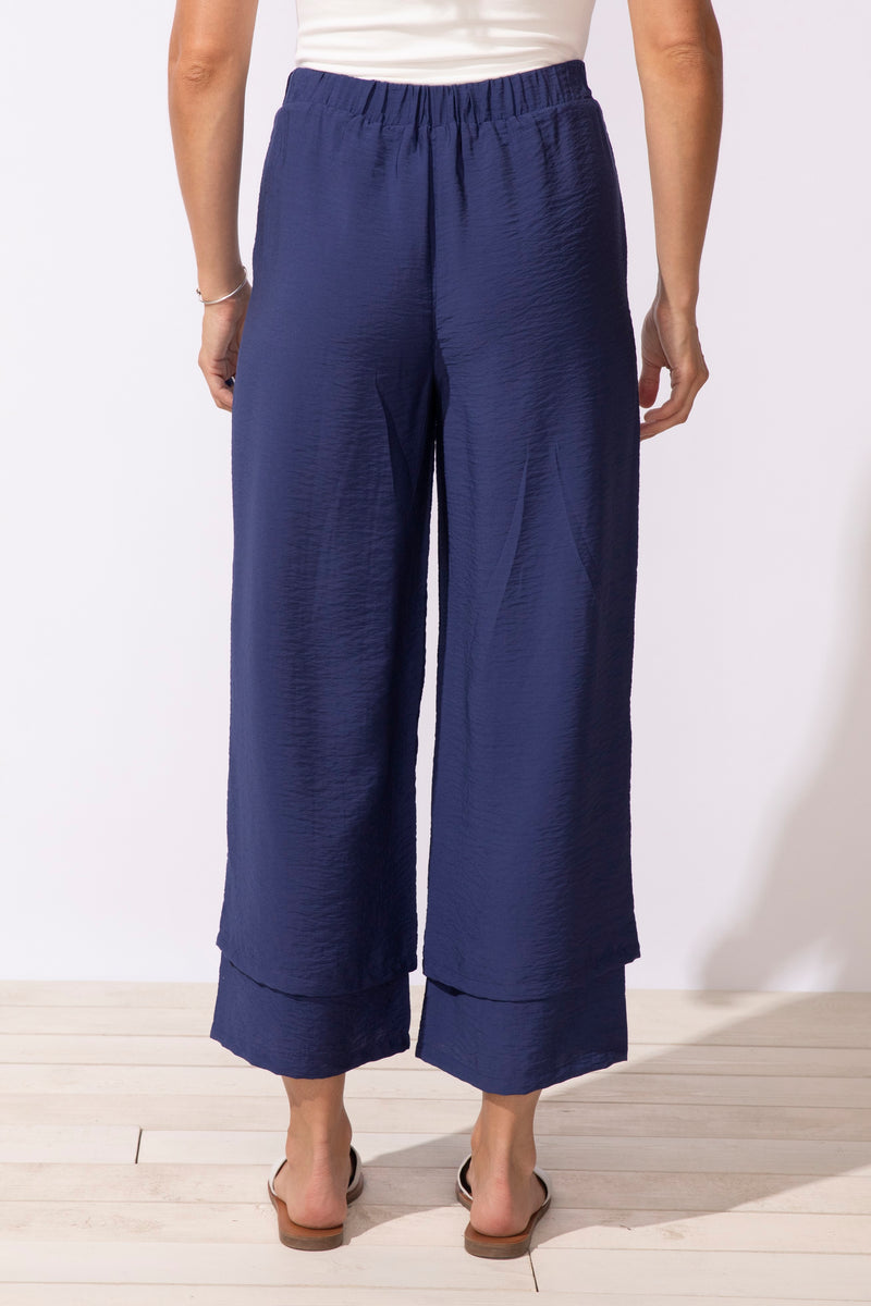 Solid Double Layer Flood Pant - 65841