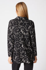 Jacquard Scroll Swing Jacket - 65922