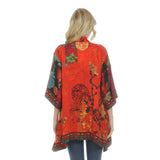 Citron Vintage-Print Kimono in Red Multi - 0917VVF