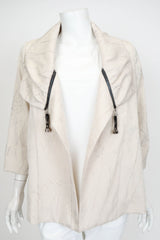 Crackle Print Jacket in Taupe - 6793J-TPE