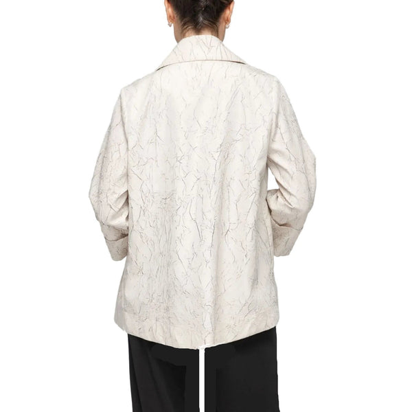 Marbled Texture Jacket in Taupe - 6793J-TPE