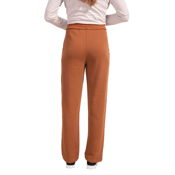 Escape by Habitat Heathered French Terry Easy Pant in Spice - 69913-SP