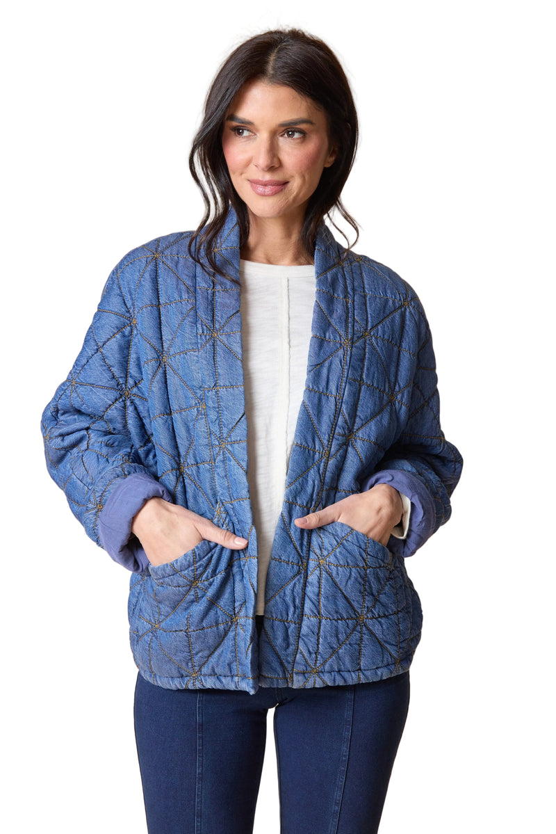 Habitat Kimono Jacket - Medium Denim - image 1