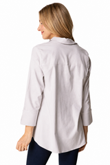 High-Low Easy Cotton Shirt - 15519