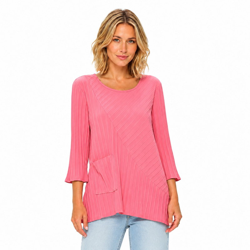 COTTON JERSEY TUNIC in Dubarry - JR103-DB