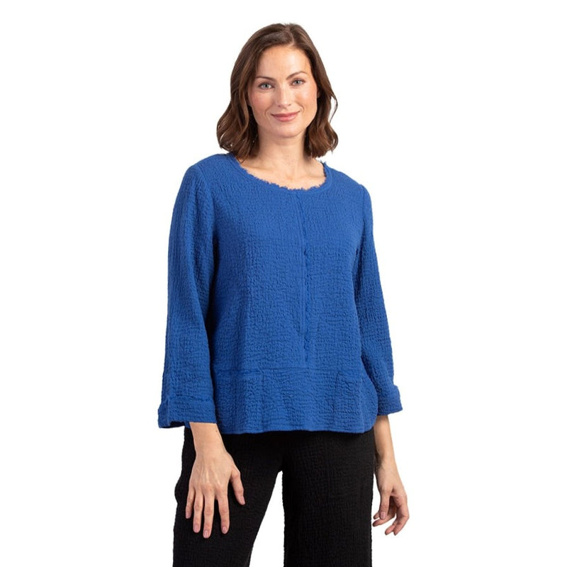 Habitat Pattern Play Pocket Pullover in Skyline - 75710-SKY