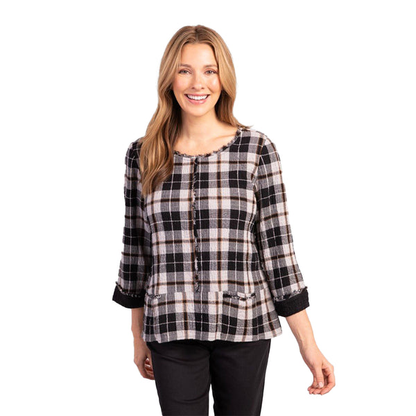 Habitat Pattern Play Pocket Pullover in Putty - 75810-PTY