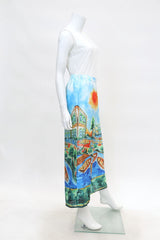 Capri Village Wide Leg Pant - 7669P