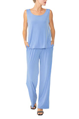 IC Collection Soft Stretch Knit TANK & PANT Set In Periwinkle - 7760TP-PERI