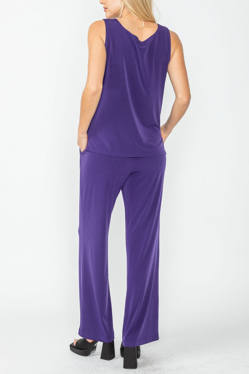 IC Collection Soft Stretch Knit TANK & PANT Set - 7760TP
