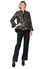 Abstract Textured Jacket - 7947J