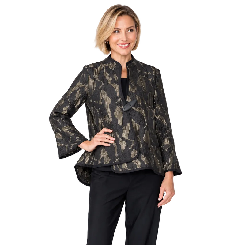 Abstract Textured Jacket - 7947J