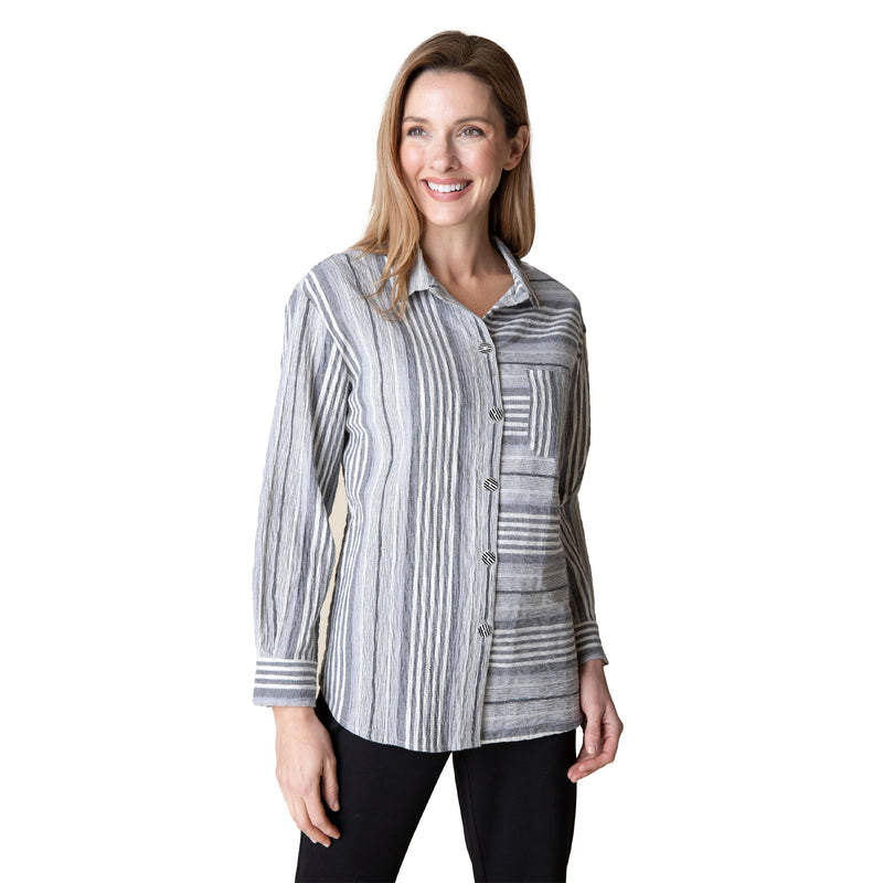 Habitat Change Your Stripes Boyfriend Pocket Shirt - 45810